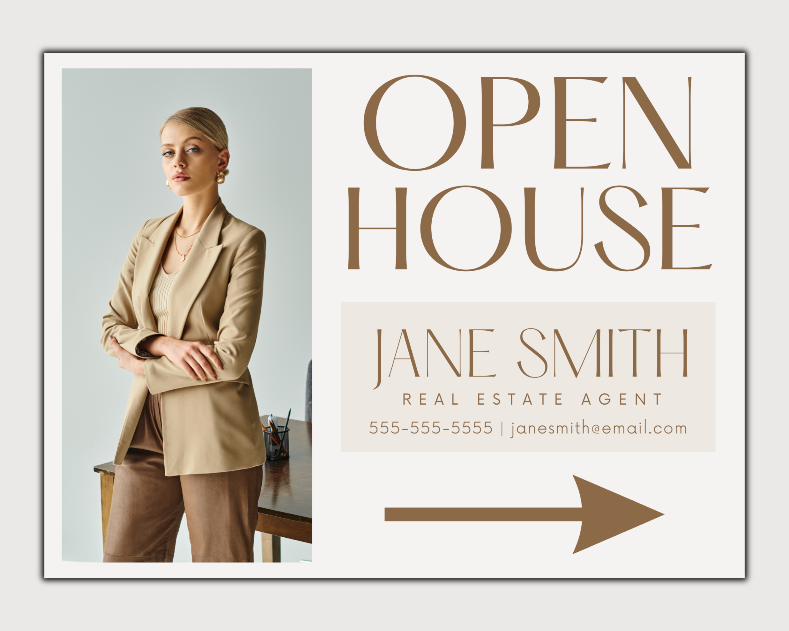 Open House Yard Sign, Real Estate Sign, Yard Sign Template, Realtor Marketing, Open House Flyer, Real Estate Template, Realtor Yard Sign