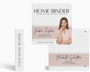 Real Estate Home Binder, Realtor Closing Gift, Real Estate Marketing, Closing Binder, House Binder, Home Buyer Guide, Realtor Flyer, Canva