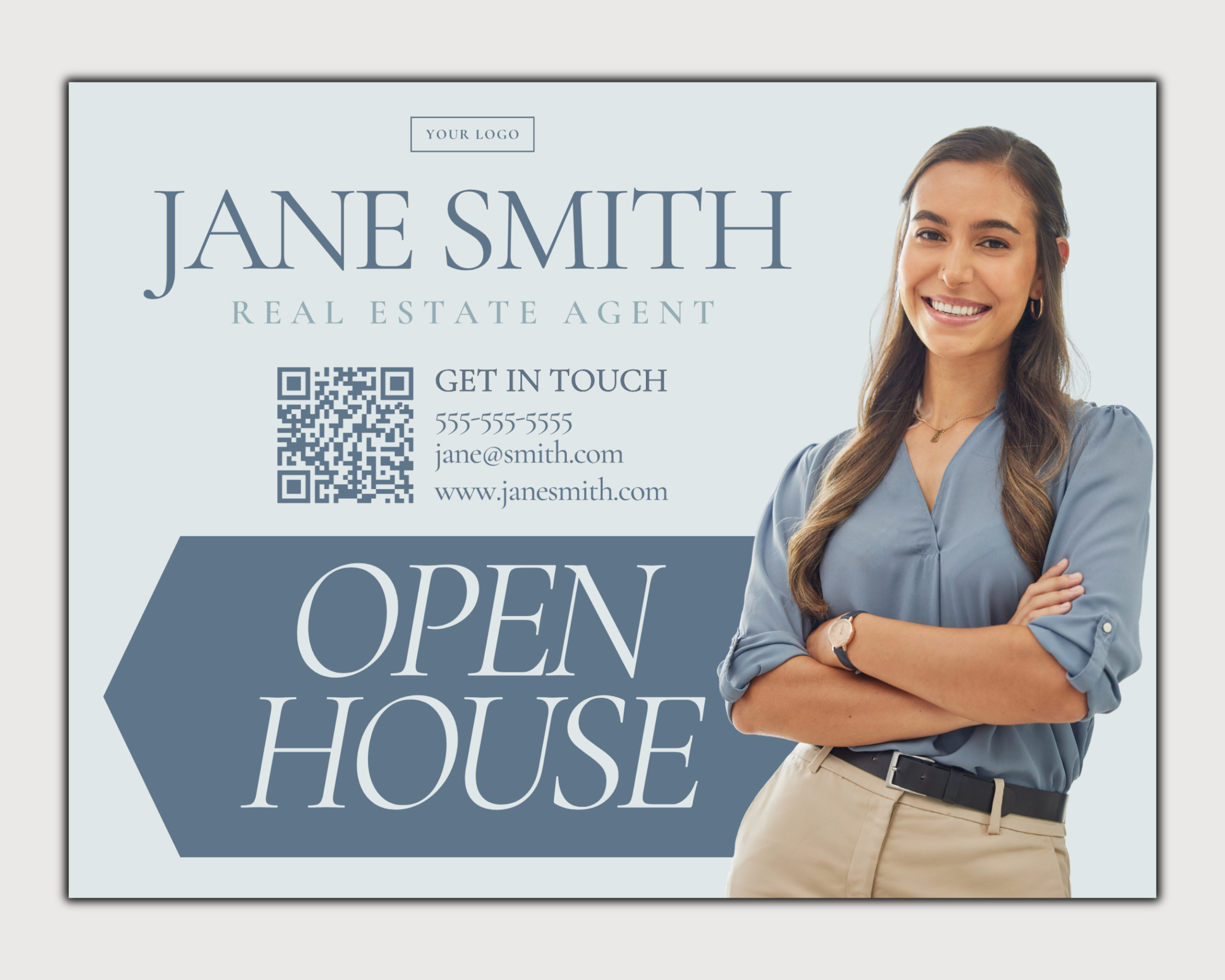 Open House Yard Sign, Real Estate Sign, Yard Sign Template, Realtor Marketing, Open House Flyer, Real Estate Template, Realtor Yard Sign