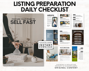 Sell Your Home Fast, Listing Presentation, Neighborhood Farming, Real Estate Marketing,  Realtor Checklist, Real Estate Flyer, Canva Template