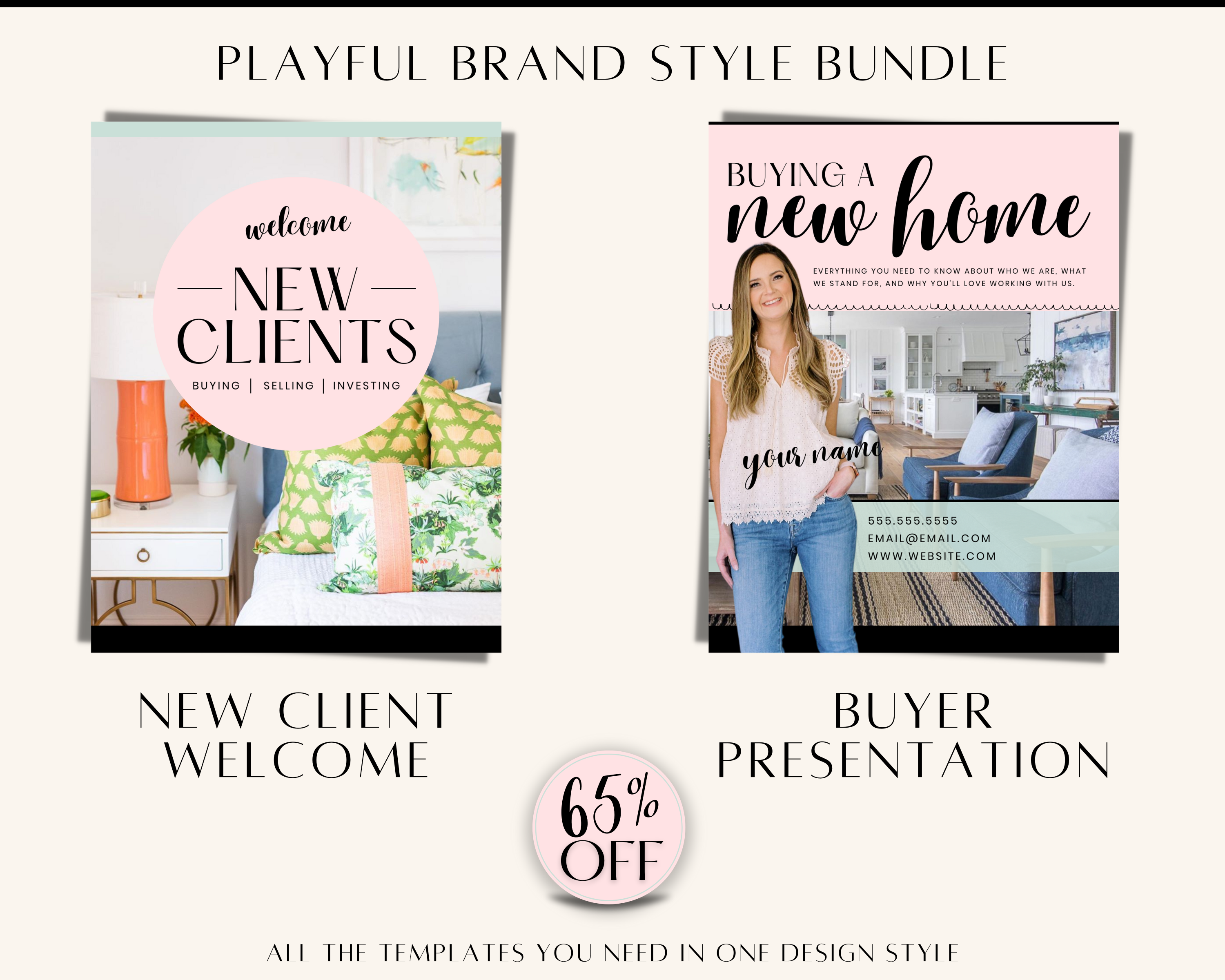 Playful Design Bundle 1 - Real Estate Bundle