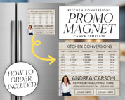 Real Estate Template – Promo Magnet with Kitchen Conversions 12