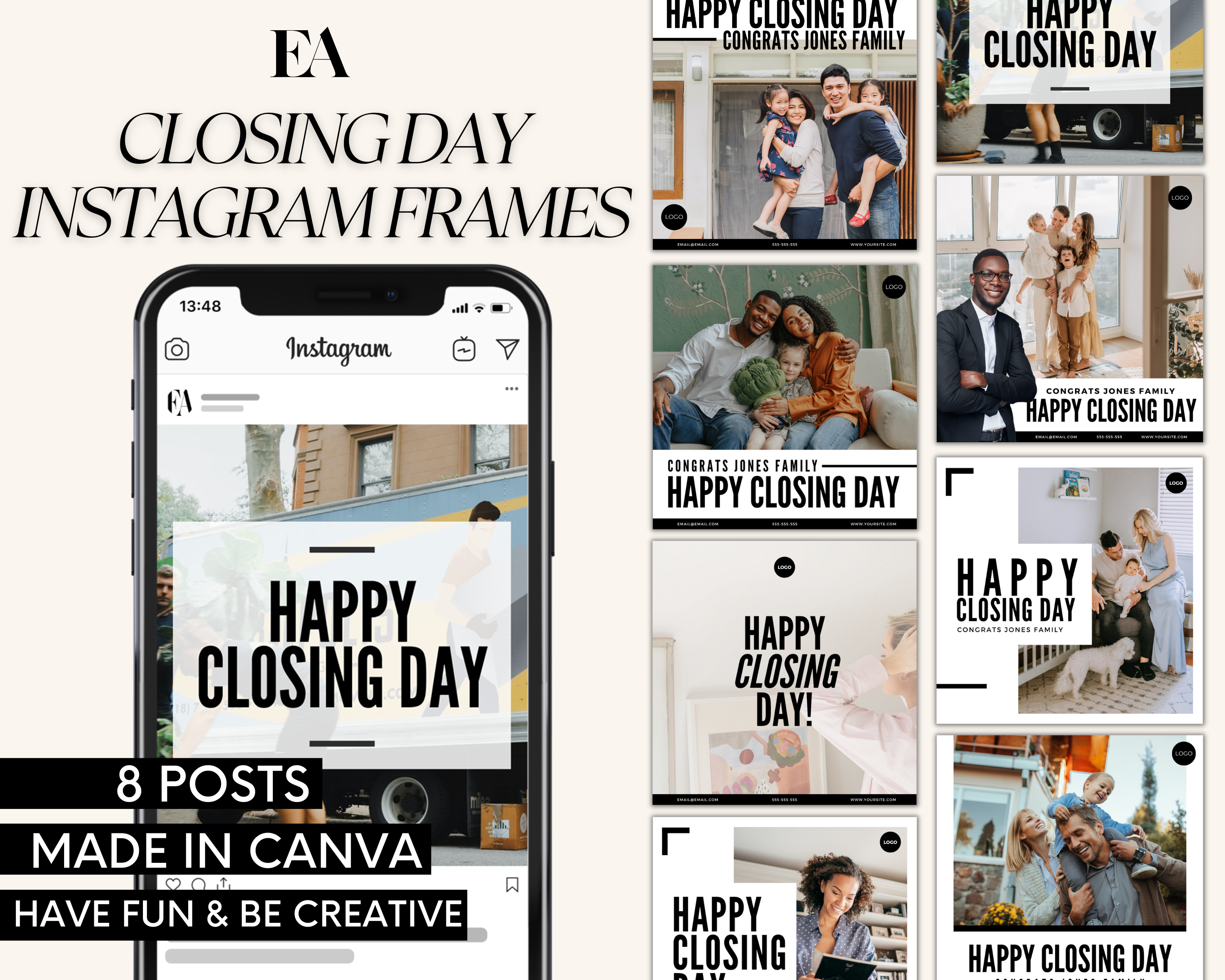 Real Estate Template – Closing Day Social Post