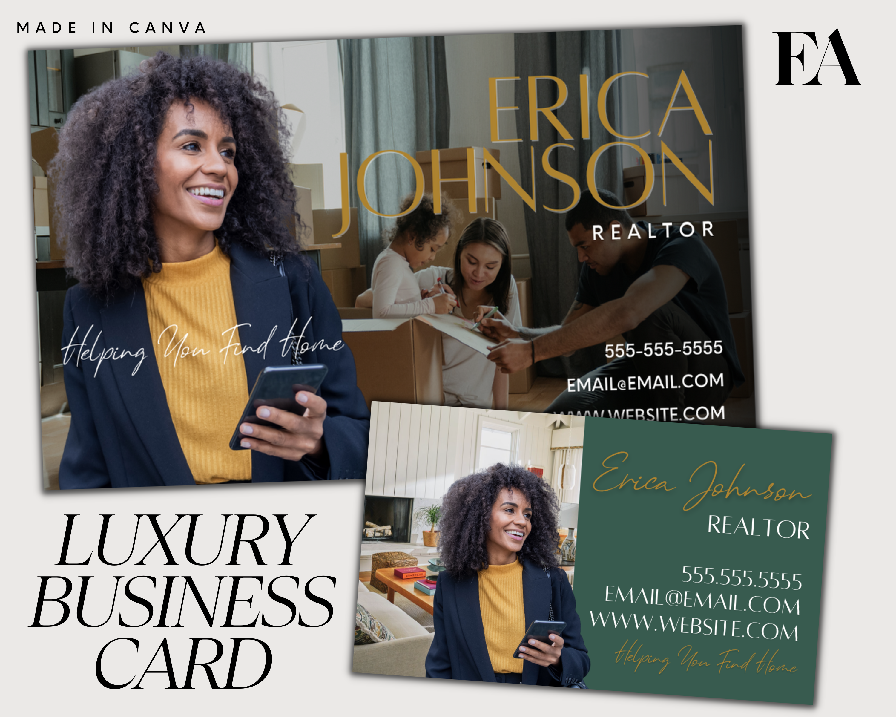 Real Estate Template – Exclusive Business Card