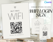 Real Estate Template – Airbnb Wifi Sign