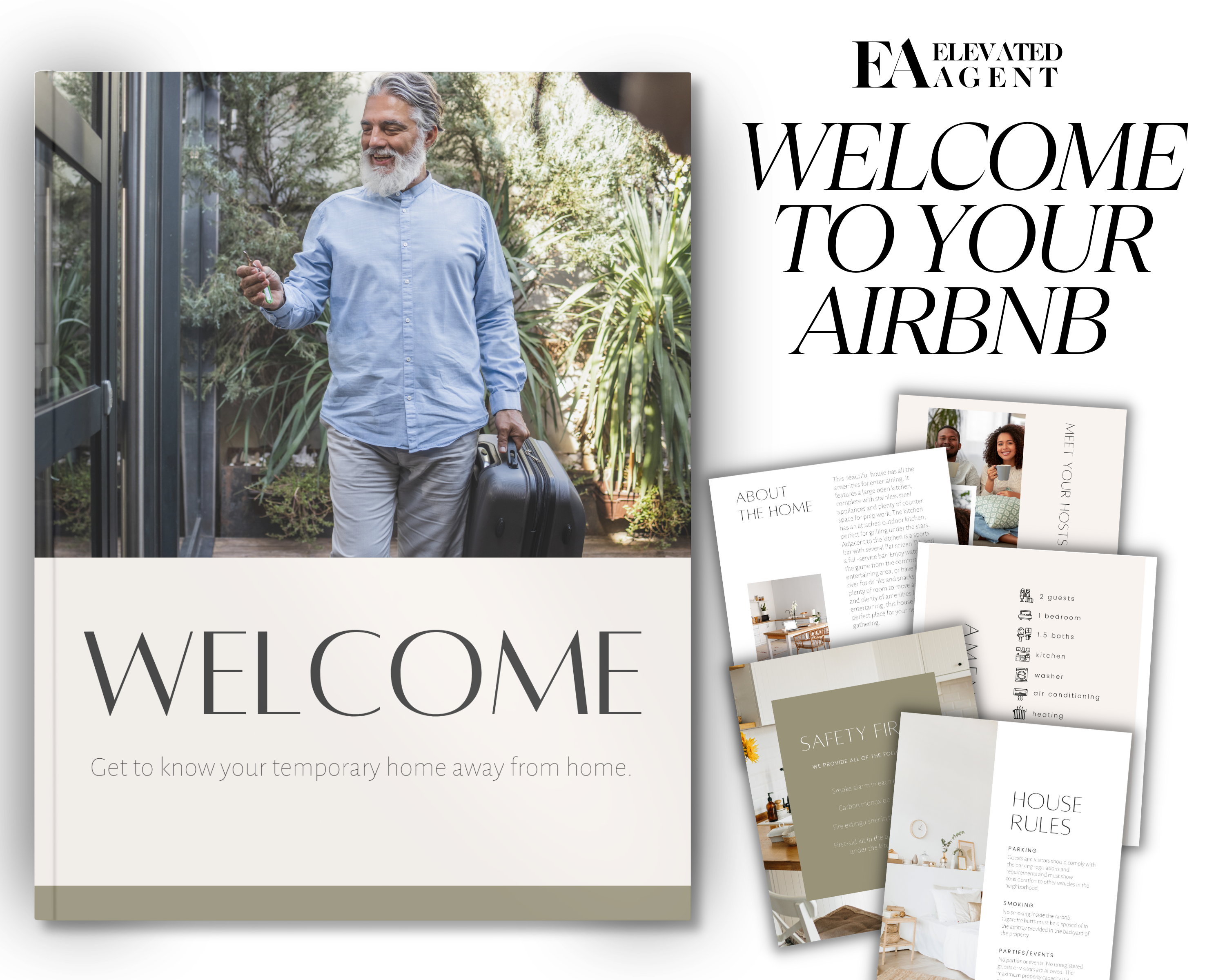 Real Estate Template – Airbnb Welcome Book Cream