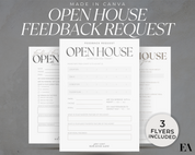 Real Estate Template – Peaceful Open House Feedback Form