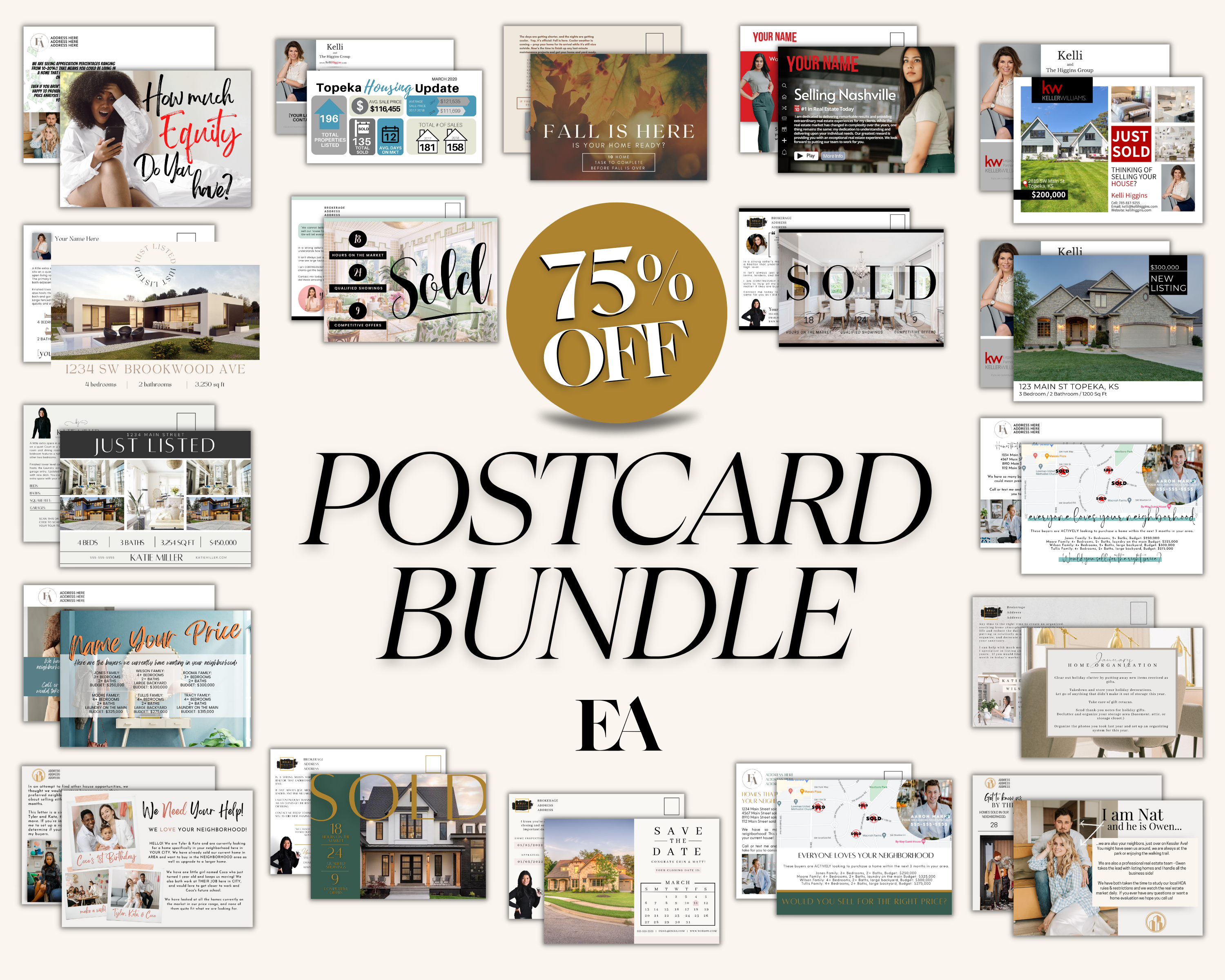 Real Estate Template - Postcard Bundle