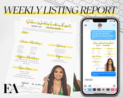 Seller Weekly Listing Report Bundle 3