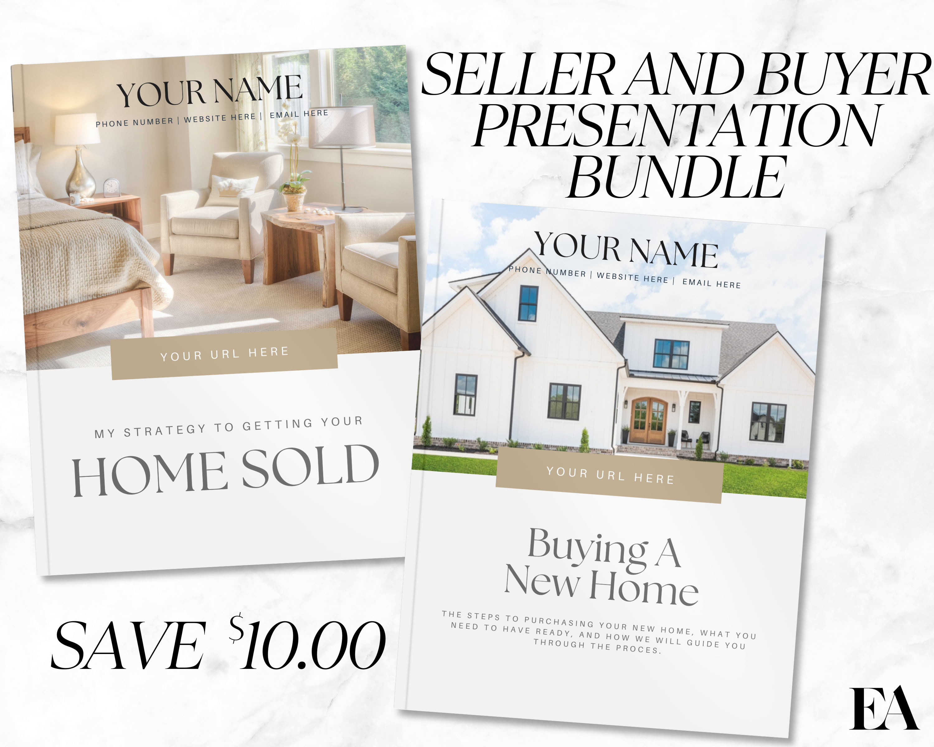 Listing Presentation, Buyer Presentation Bundle, Real Estate Template, Realtor Marketing, Seller Presentation, Home Buyer Packet, Canva