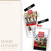 Keller Williams Open House Door Hanger