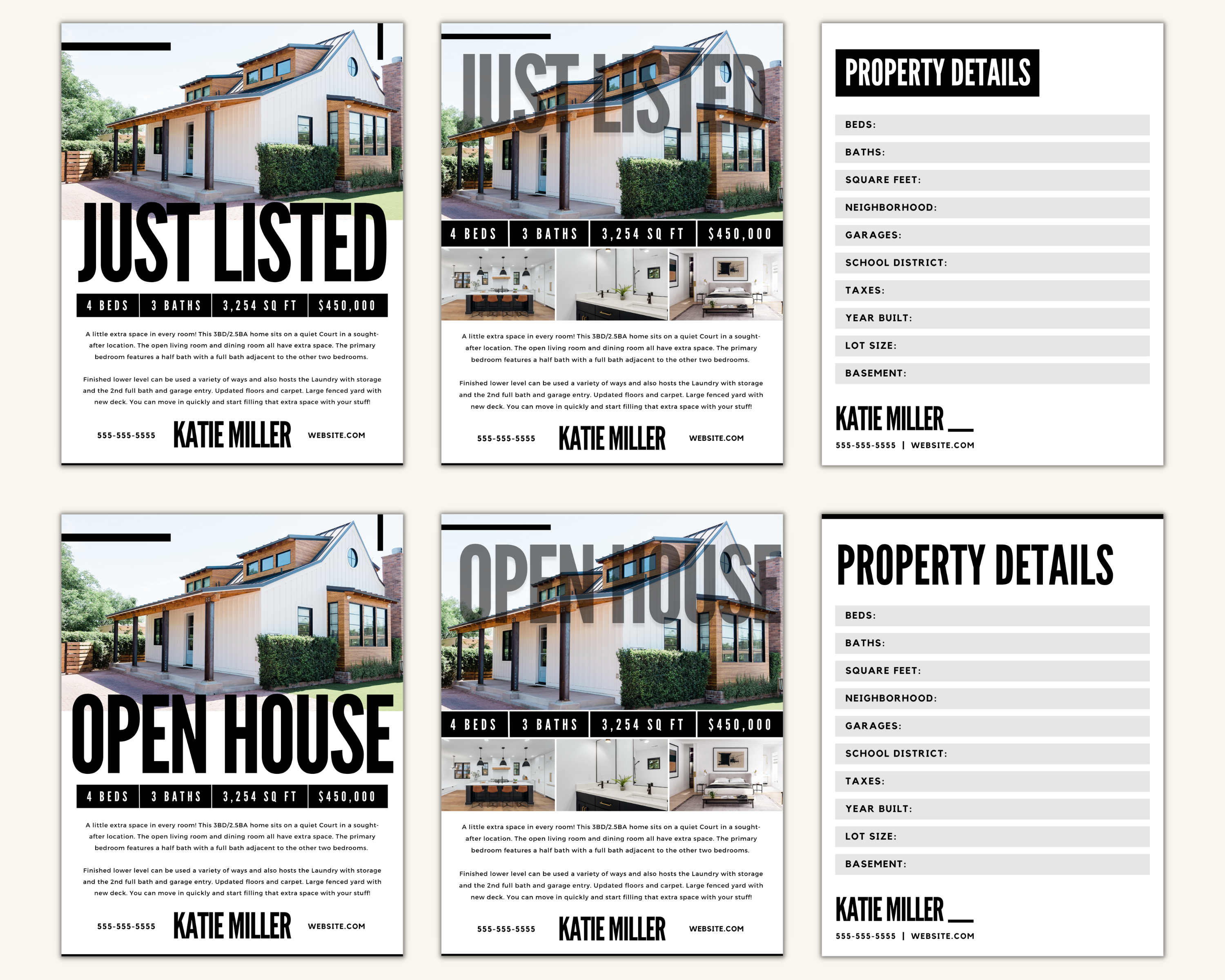 Real Estate Template – Minimal Property Flyer