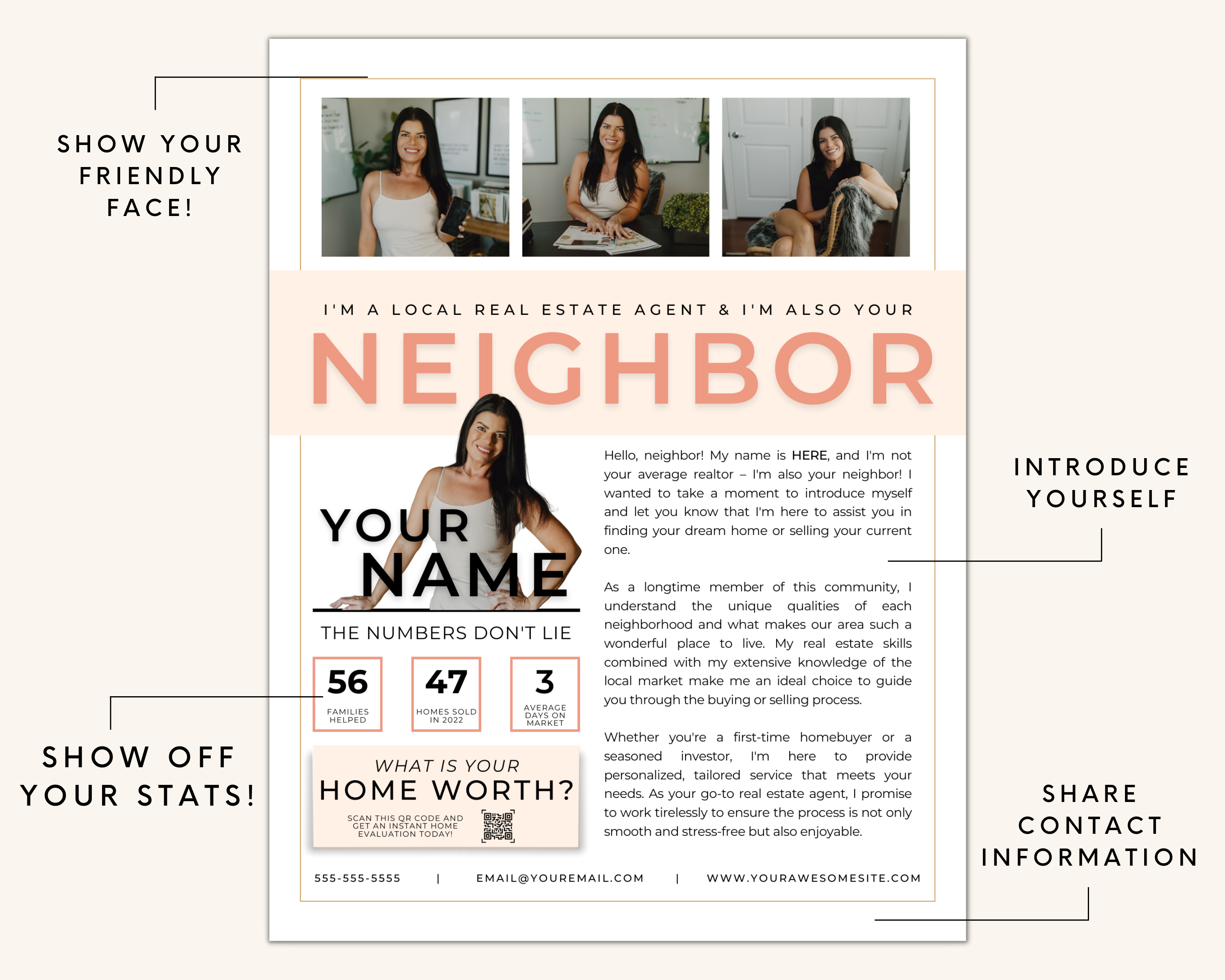 Real Estate Template – I'm Your Neighbor Letter