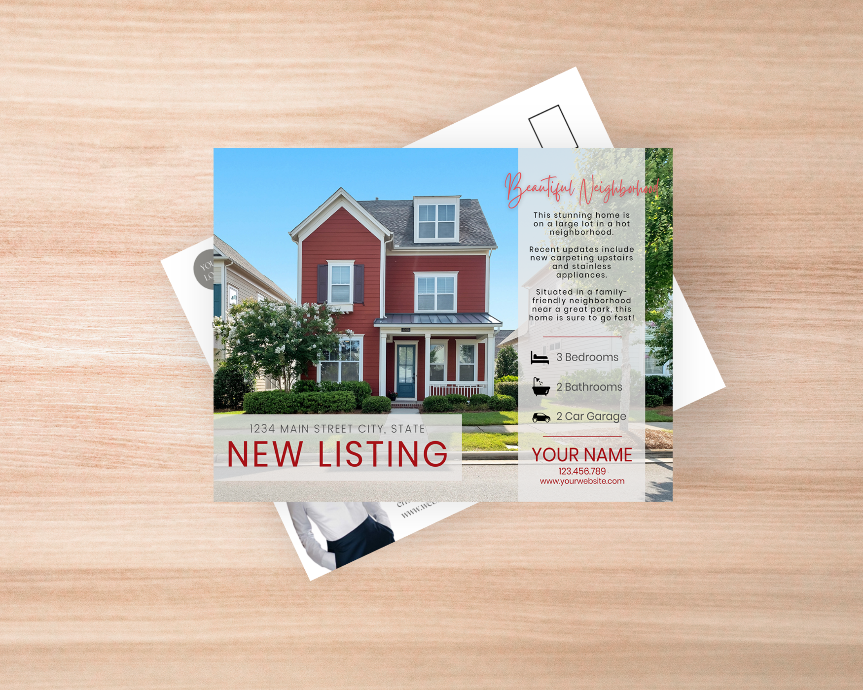 Real Estate Template – Real Estate Postcard 5 - New Listing