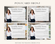 Real Estate Template – Home Maintenance Postcards - Peaceful Brand