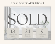 Real Estate Template – Sold Postcard - Peaceful Brand Style