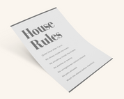 Real Estate Template – House Rules Airbnb Sign