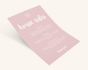 Real Estate Template – House Rules Airbnb Sign