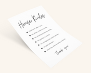 Real Estate Template – House Rules Airbnb Sign