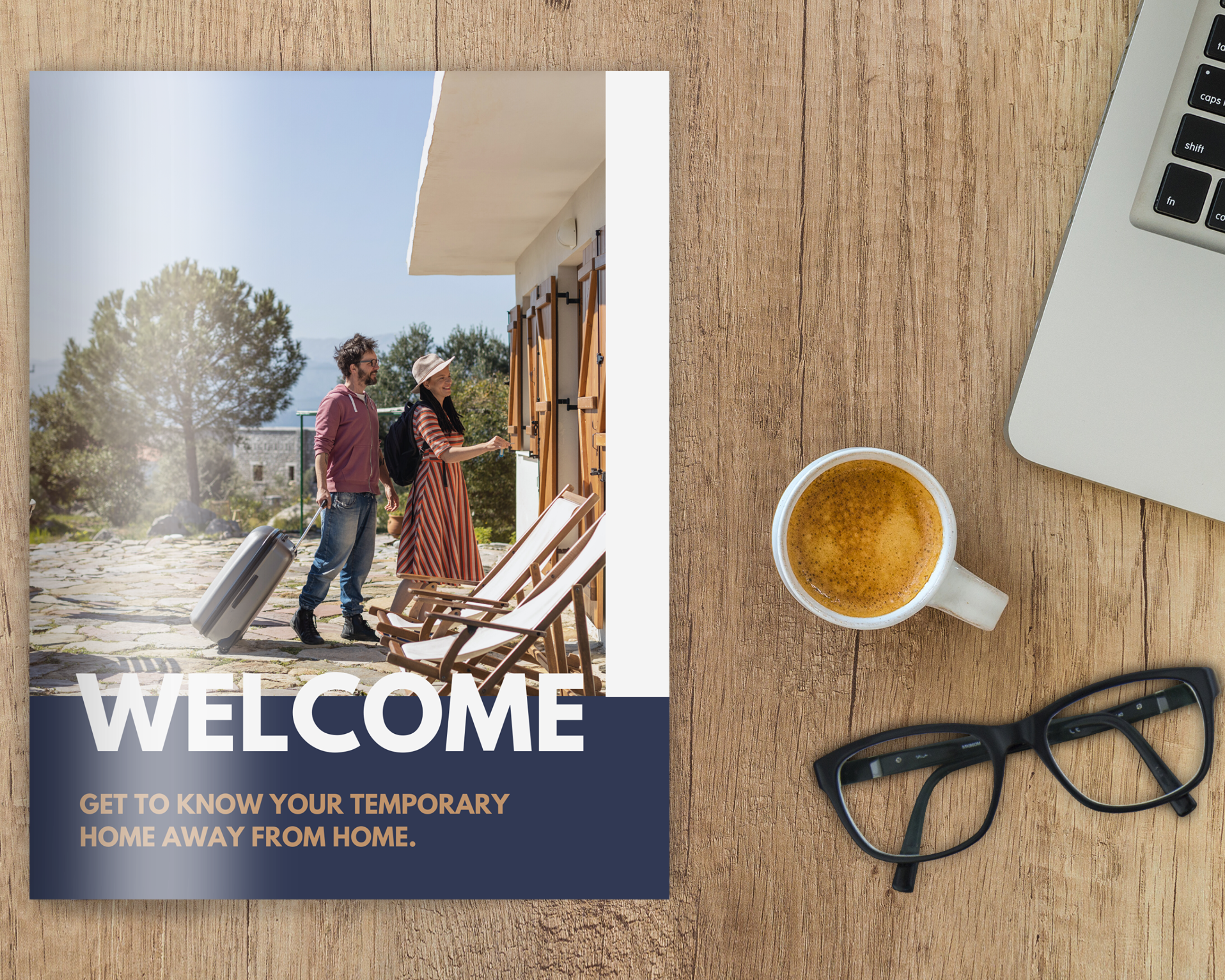 Real Estate Template – Airbnb Welcome Book Blue