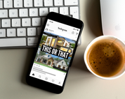 Real Estate Social Media Template for This or That Social Media Post Real Estate Opt-in Template for Instagram Real Estate Post Template 