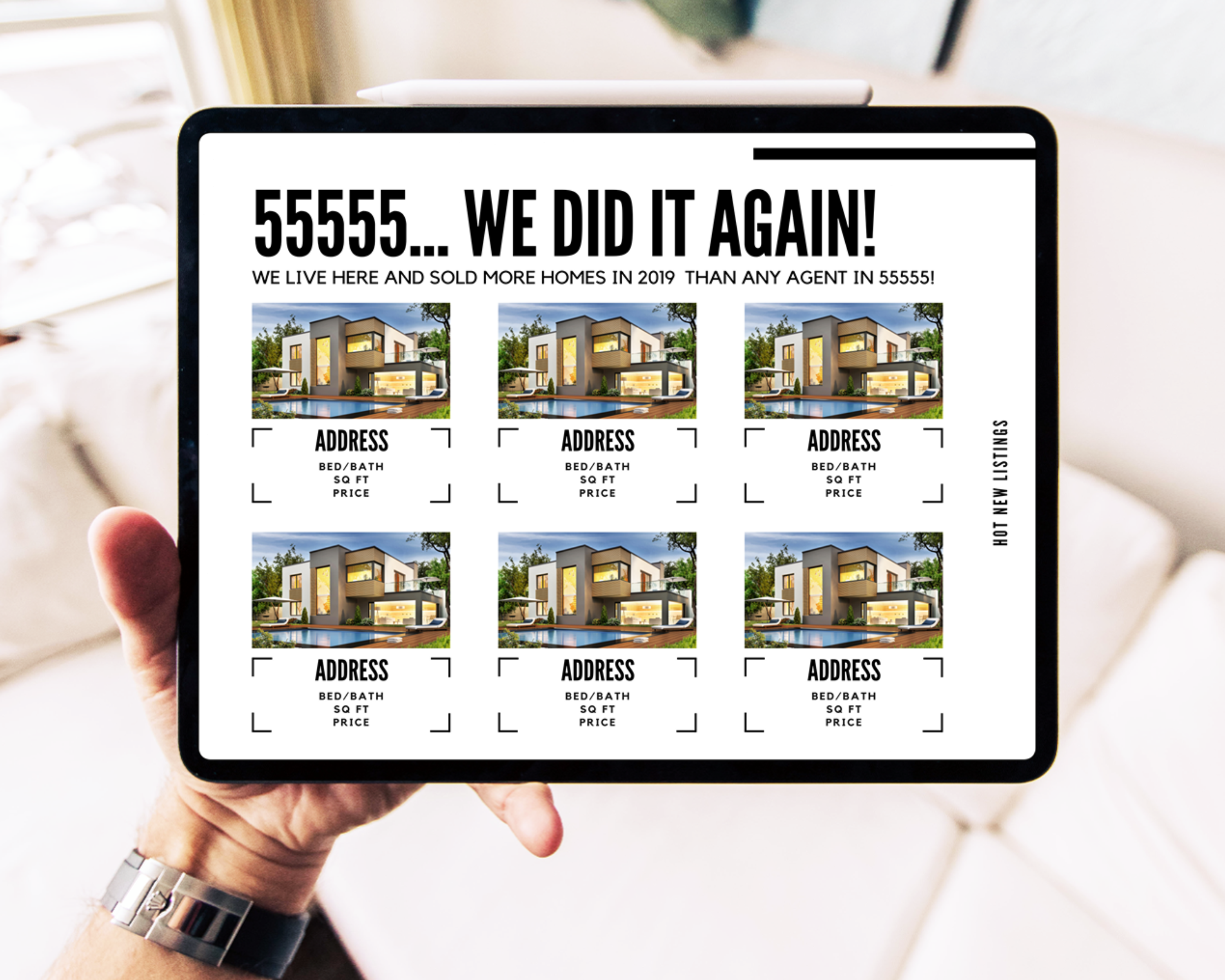 Real Estate Template for Market Update Flyer Real Estate Template for Marketing Real Estate Market Update Template CMA Flyer Template