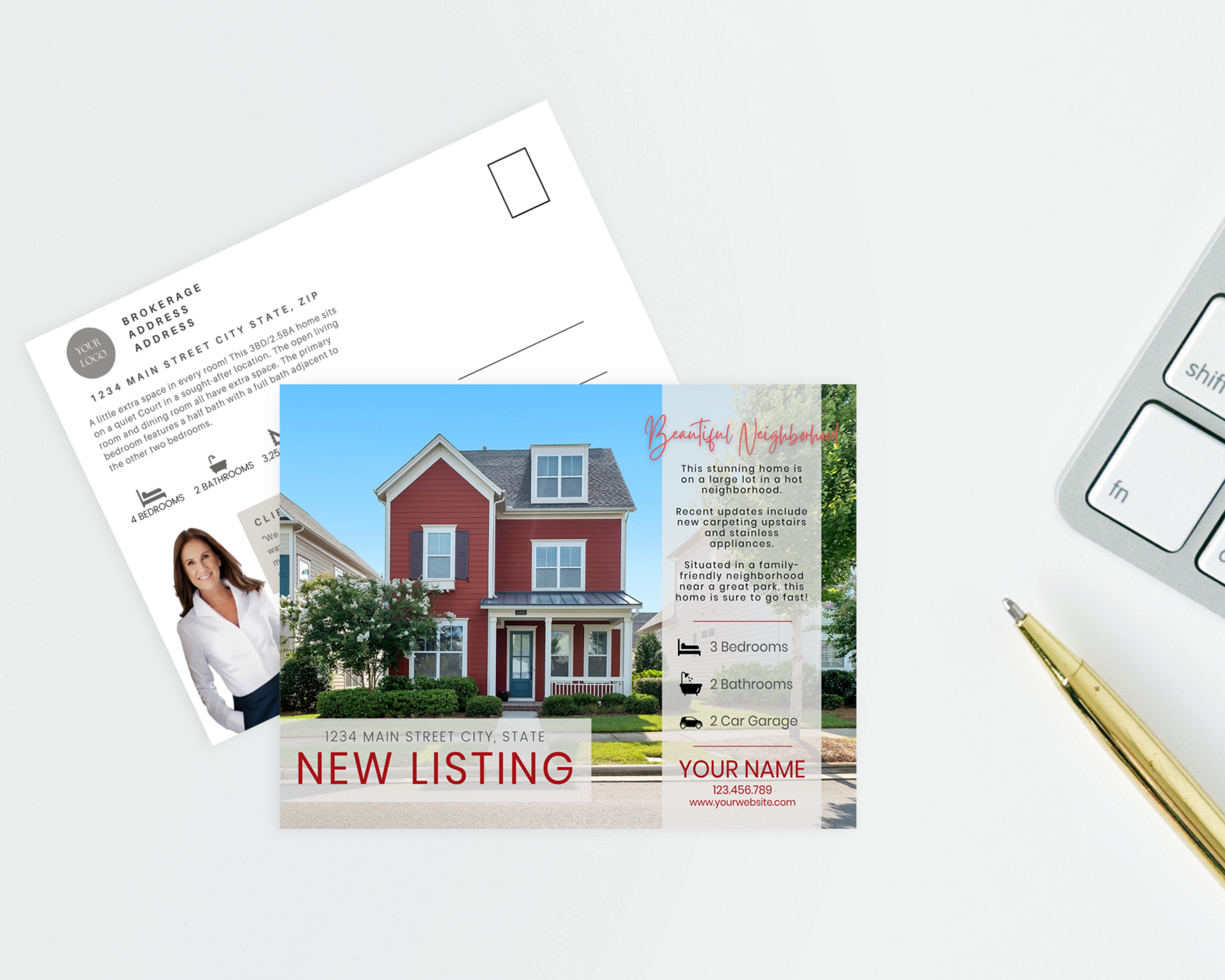 Real Estate Template – Real Estate Postcard 5 - New Listing