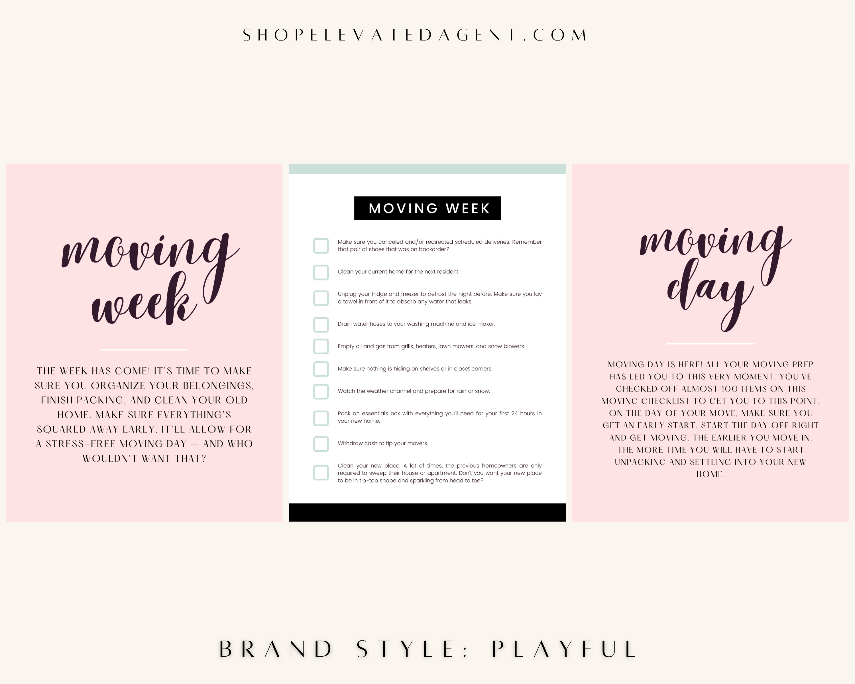 Moving Guide - Playful Brand Style