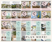 Real Estate Templates – 200 Branded Real Estate Social Media Post - Playful Brand Style