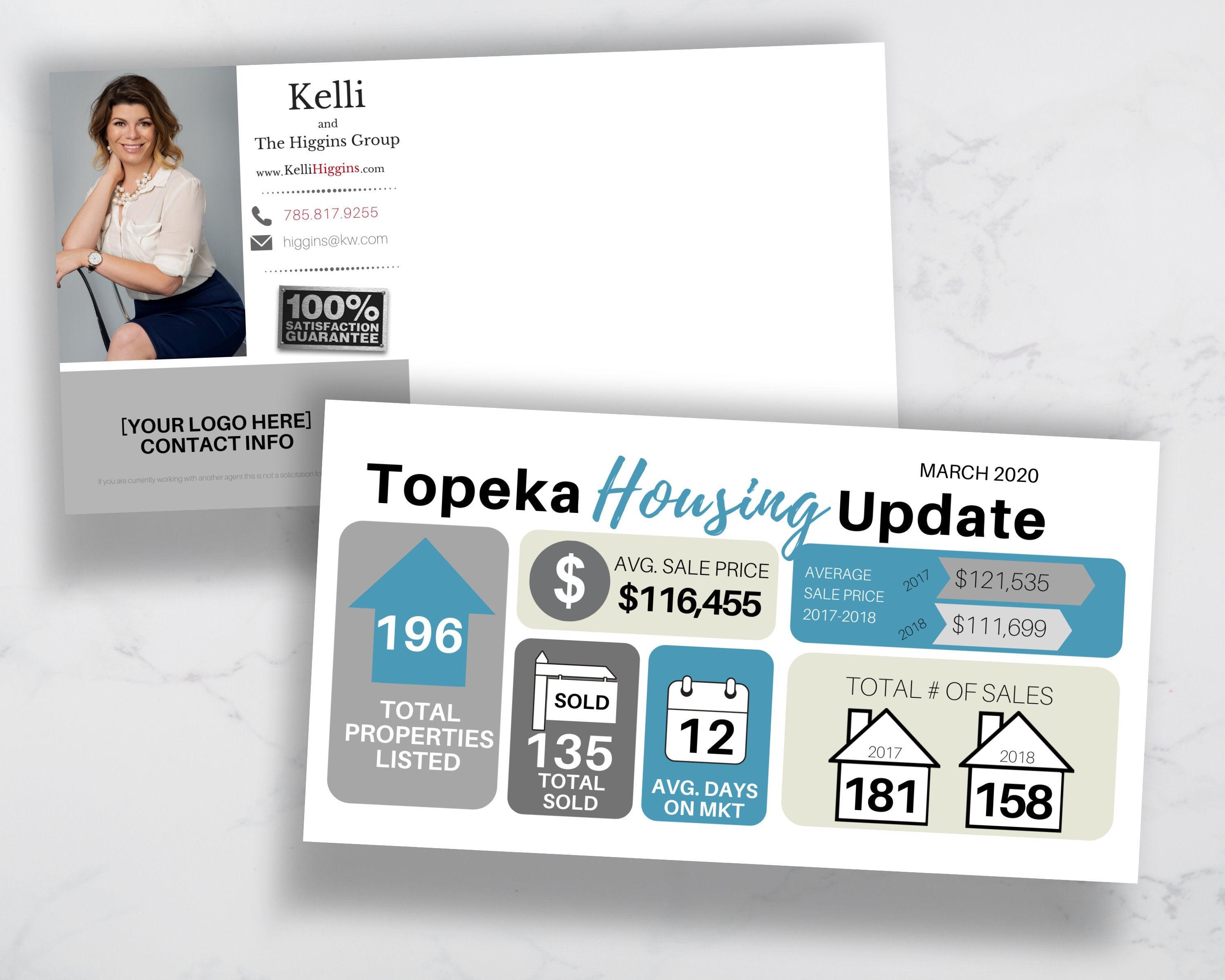 Real Estate Template – Housing Market Update Postcard