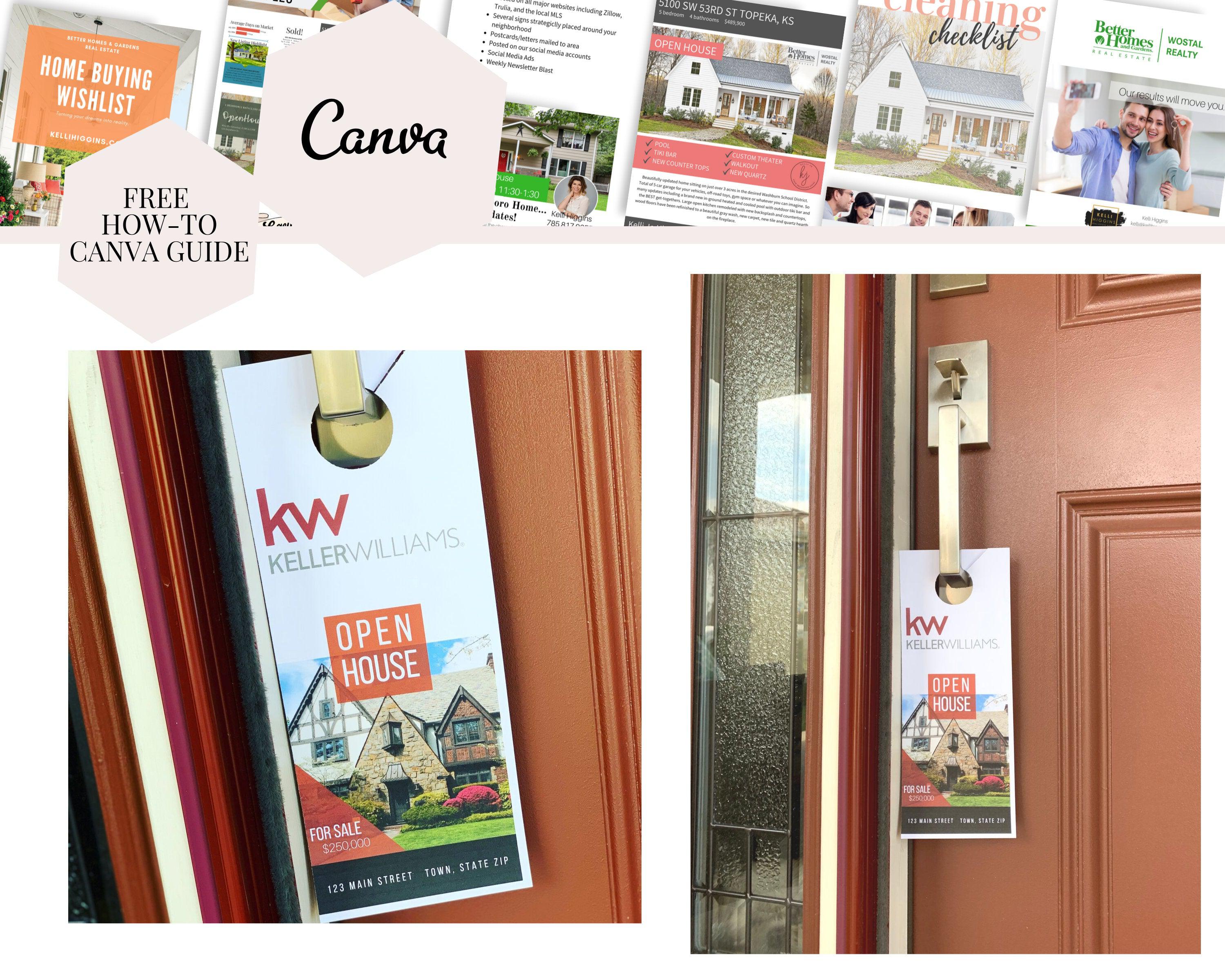 Keller Williams Open House Door Hanger