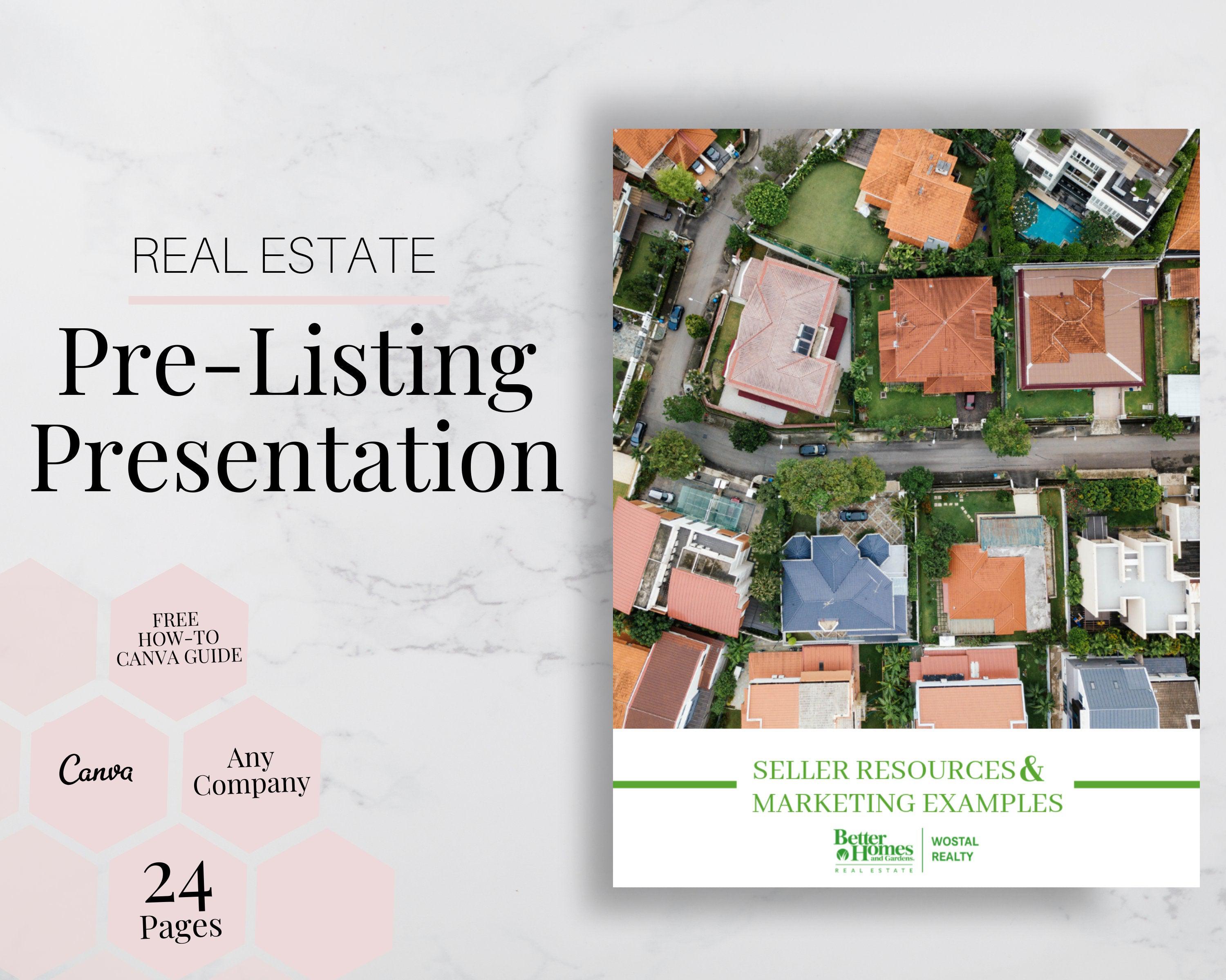 Real Estate Pre-Listing Presentation Packet